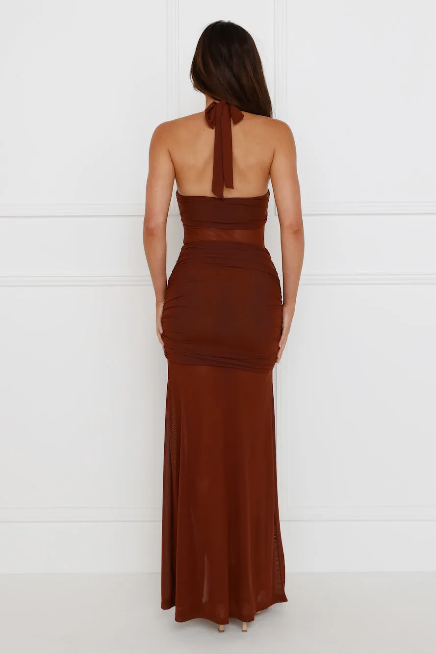 Tallula Maxi Dress Espresso sold by Hello Molly product image thumbnail 5