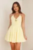 Turquoise Waters Mini Dress Yellow sold by Hello Molly