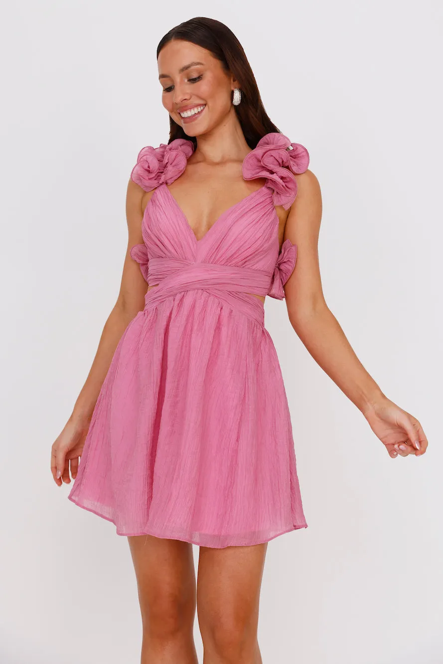 Rainbow Sunsets Mini Dress Pink sold by Hello Molly product image thumbnail 4