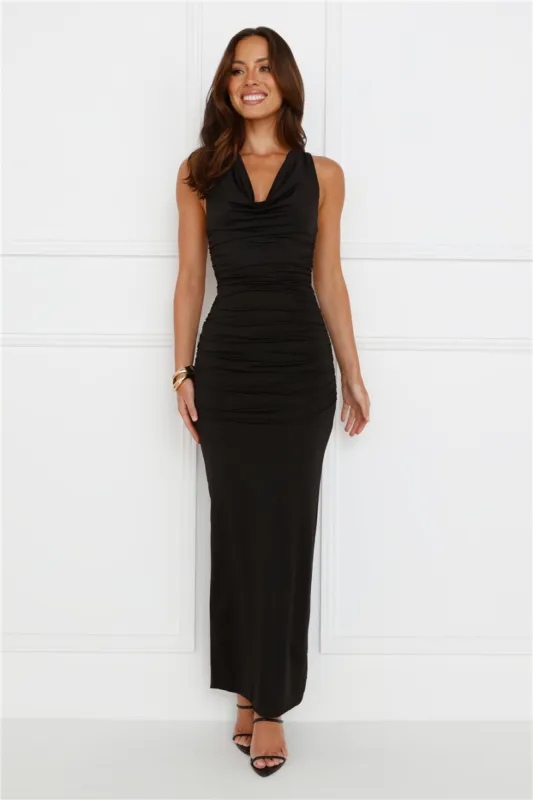 Elise Maxi Dress Black sold by Hello Molly