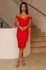 Soft Touch Midi Dress Red sold by Hello Molly