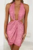 HELLO MOLLY Sassy Appeal Sequin Dress Pink sold by Hello Molly