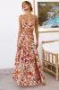 SEVEN WONDERS Madeira Maxi Skirt Orange Floral sold by Hello Molly
