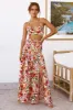 SEVEN WONDERS Madeira Maxi Skirt Orange Floral sold by Hello Molly