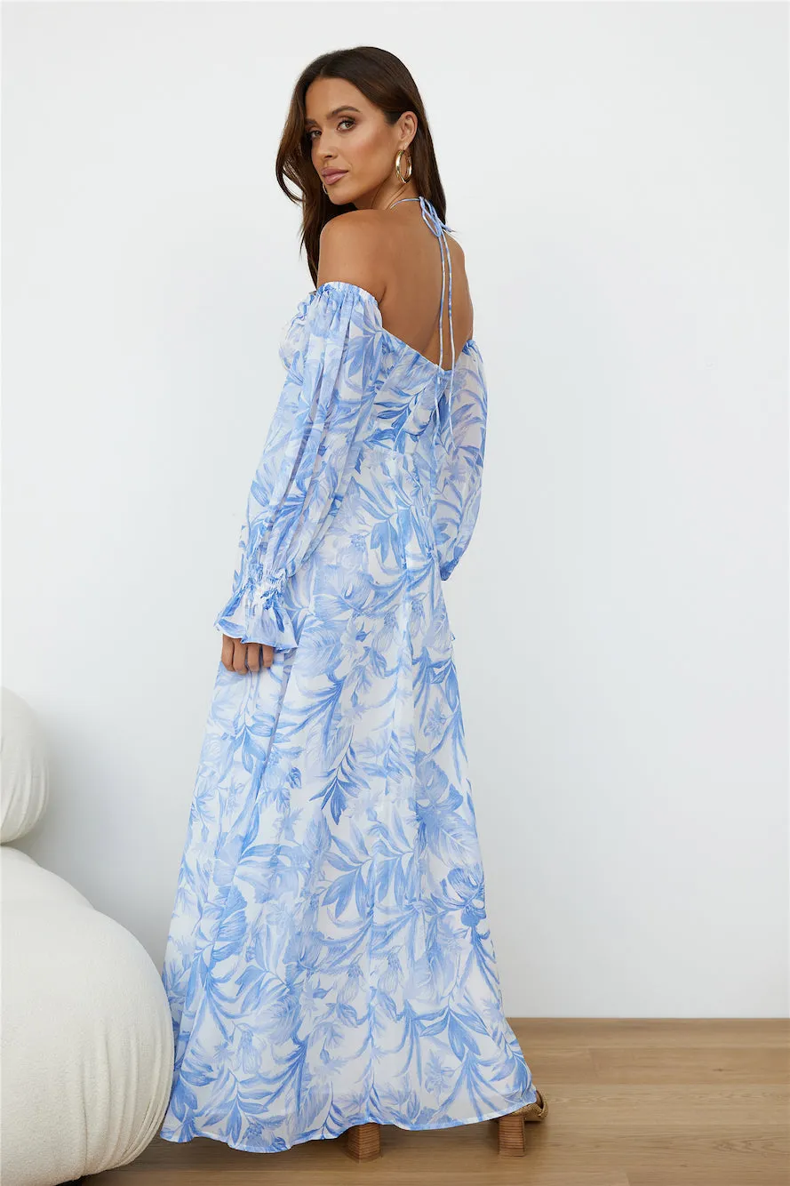 SEVEN WONDERS Dharma Maxi Dress Blue sold by Hello Molly product image thumbnail 4