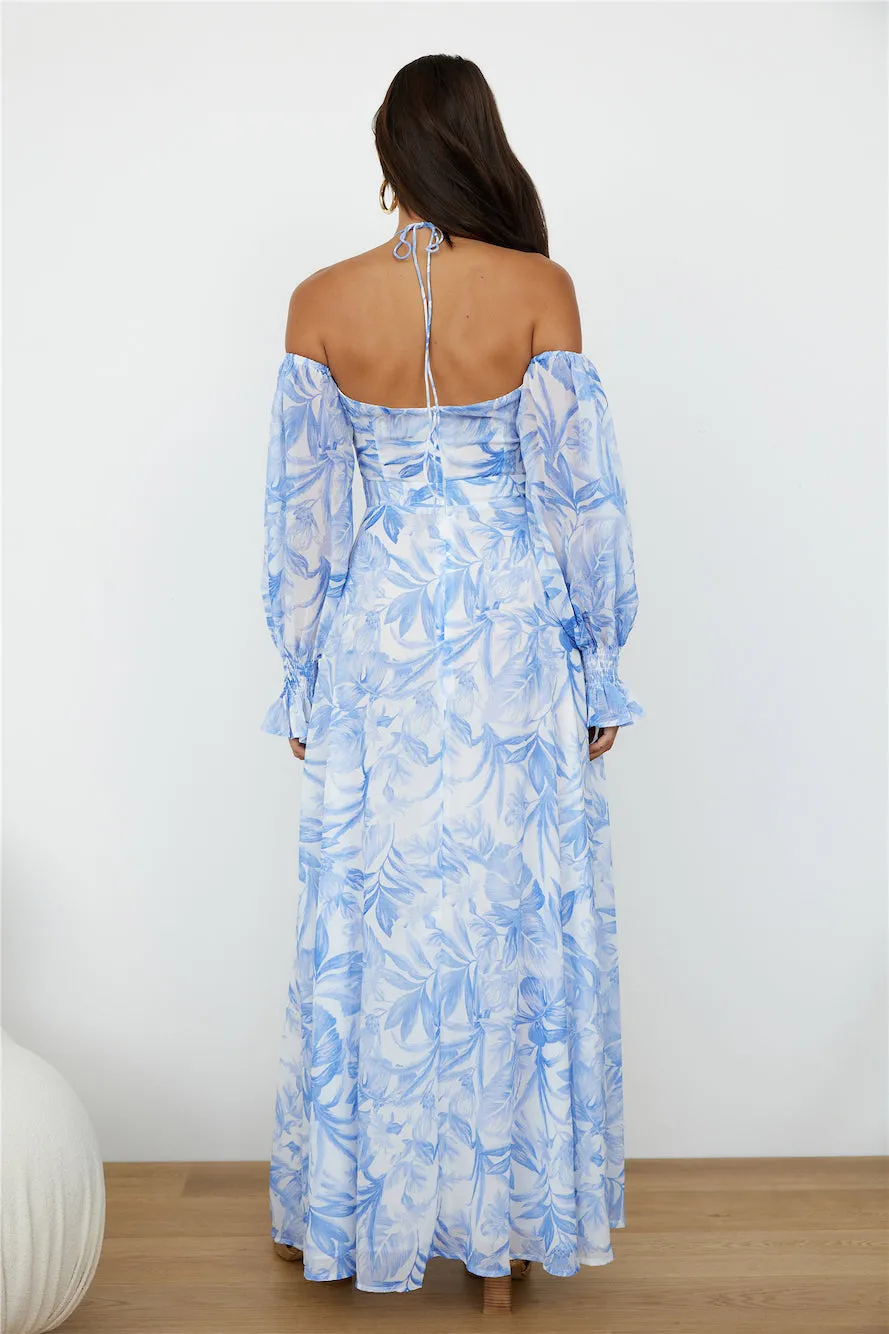 SEVEN WONDERS Dharma Maxi Dress Blue sold by Hello Molly product image thumbnail 5