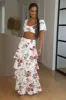 SEVEN WONDERS Yokana Skirt White Floral sold by Hello Molly