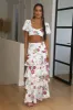 SEVEN WONDERS Yokana Skirt White Floral sold by Hello Molly