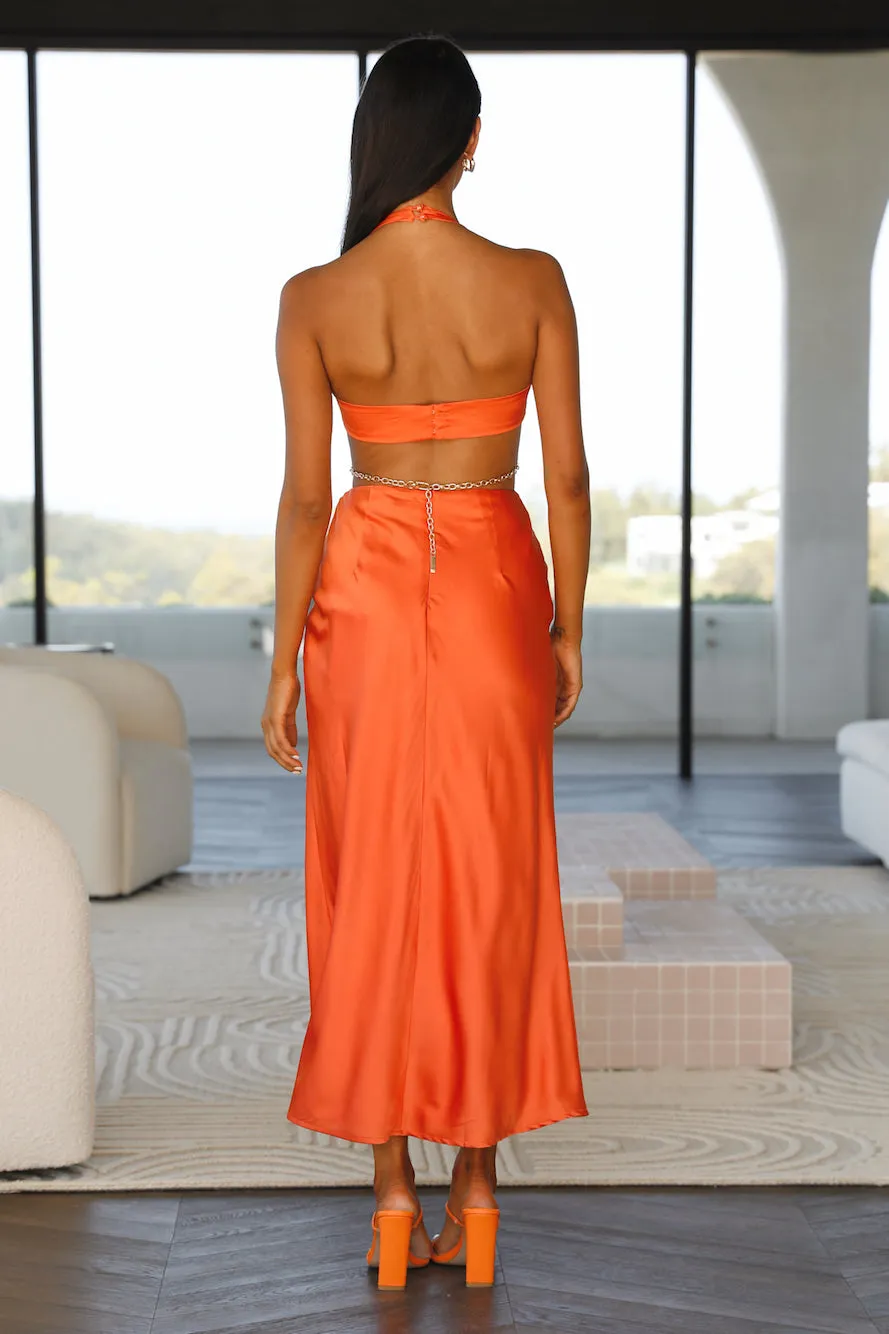 RUNAWAY Fate Maxi Dress Orange sold by Hello Molly product image thumbnail 5