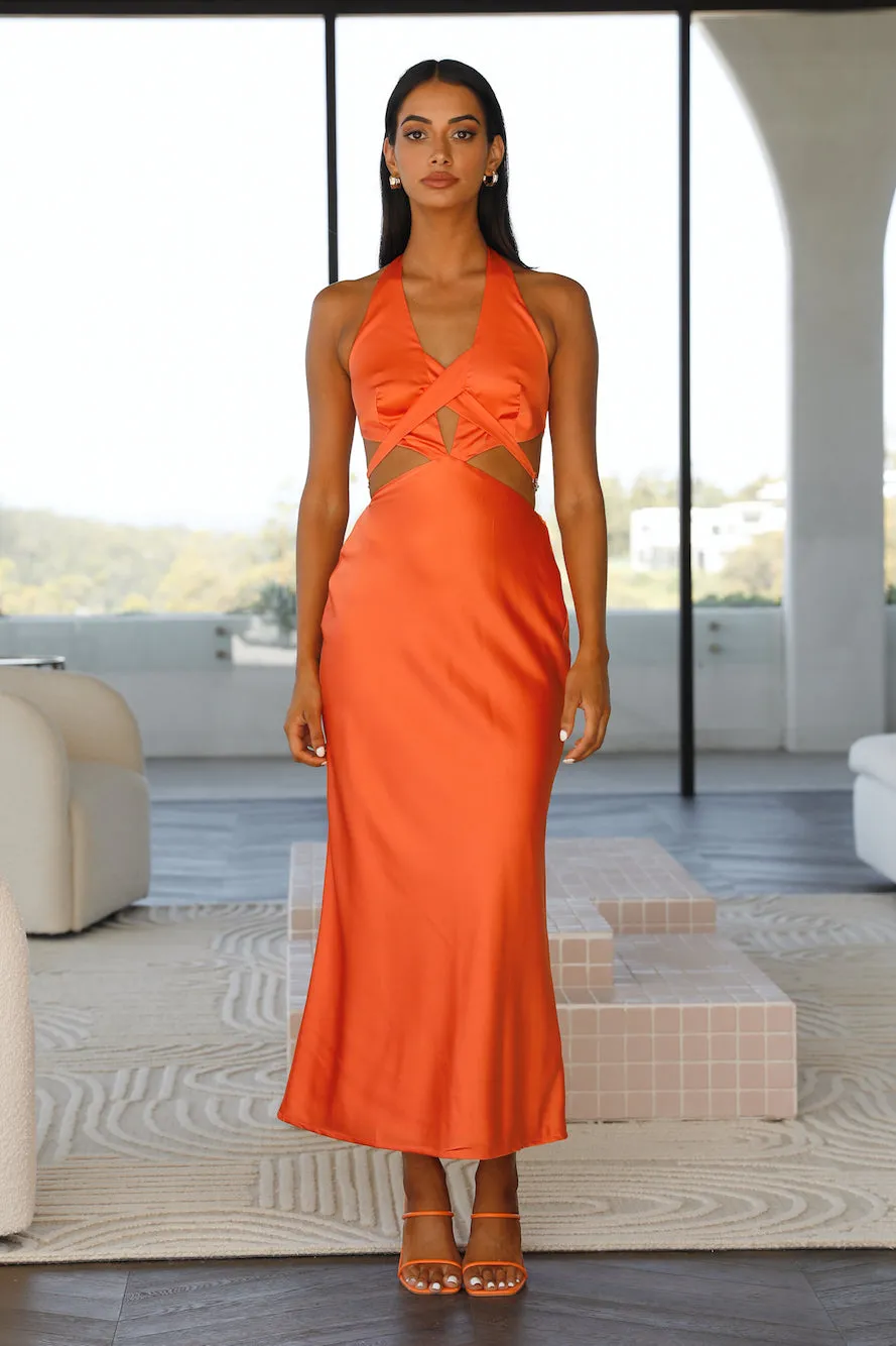 RUNAWAY Fate Maxi Dress Orange sold by Hello Molly product image thumbnail 2
