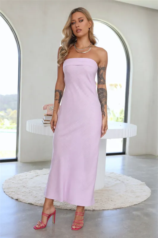 Chilling On My Own Maxi Dress Lilac sold by Hello Molly