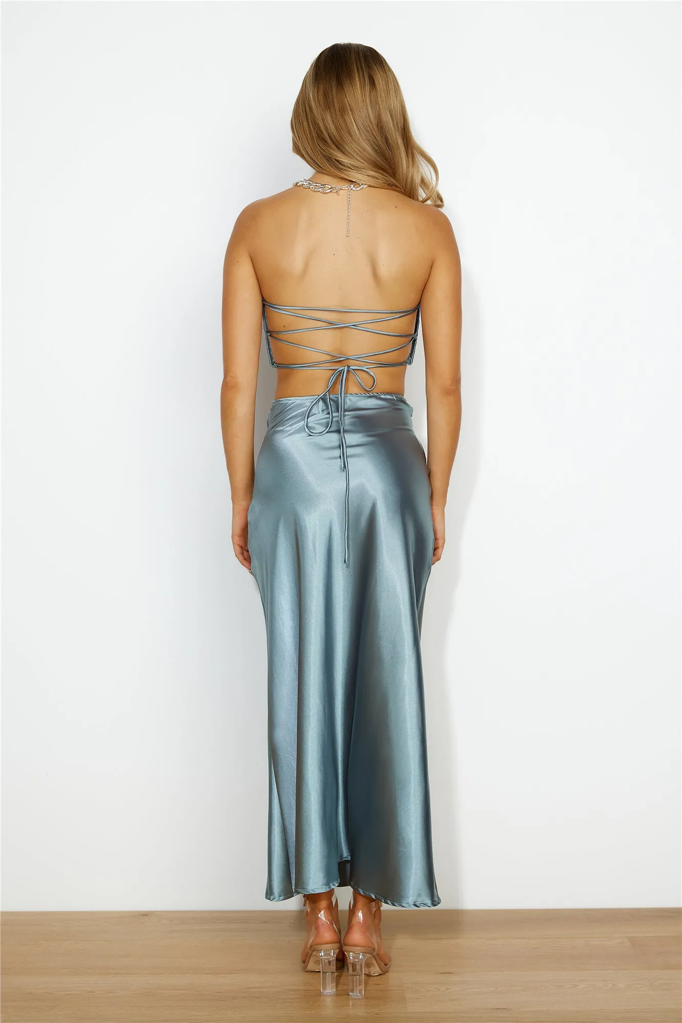 Keep Living Large Maxi Skirt Sage sold by Hello Molly product image thumbnail 5