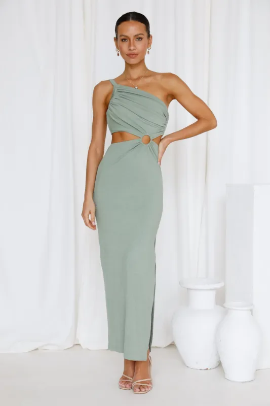 Sandy Retreats Maxi Dress Green sold by Hello Molly