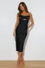 Delray Midi Dress Black sold by Hello Molly