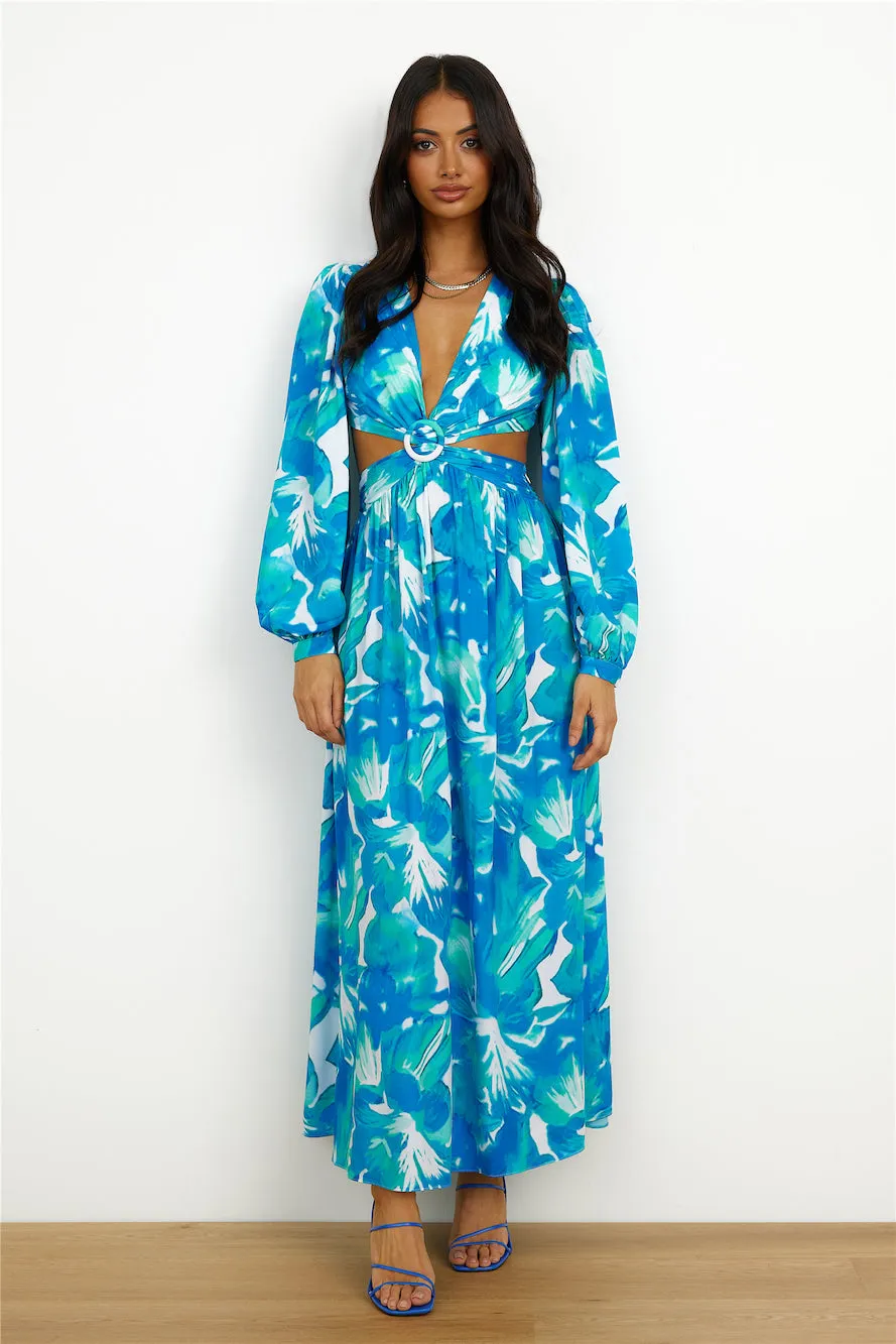 Resort Style Maxi Dress Blue sold by Hello Molly