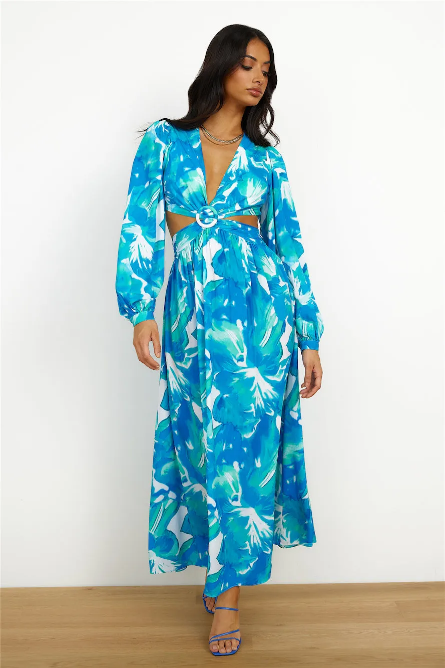 Resort Style Maxi Dress Blue sold by Hello Molly product image thumbnail 2