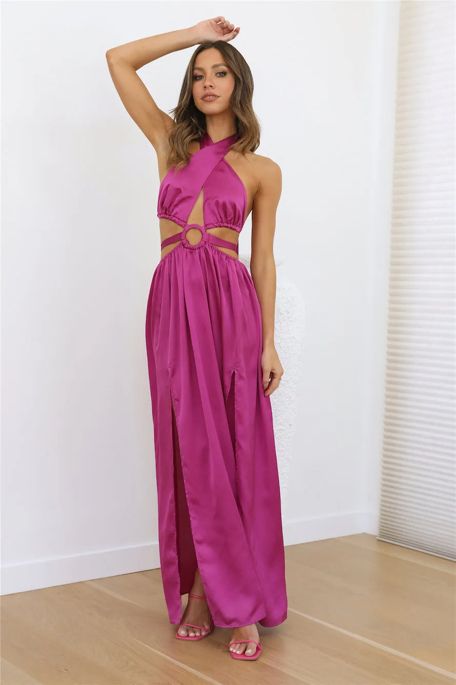 No Cares Maxi Dress Purple sold by Hello Molly