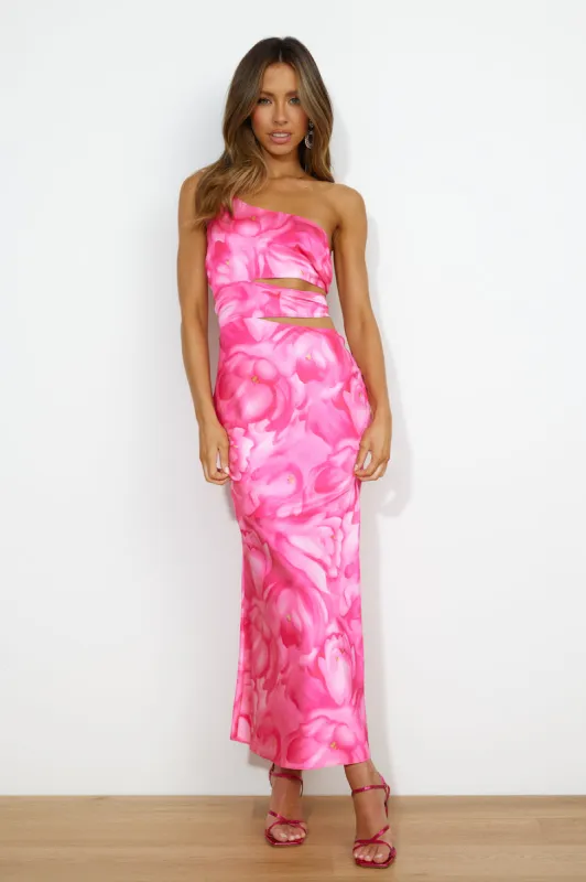 Girls Vacay Maxi Dress Pink sold by Hello Molly