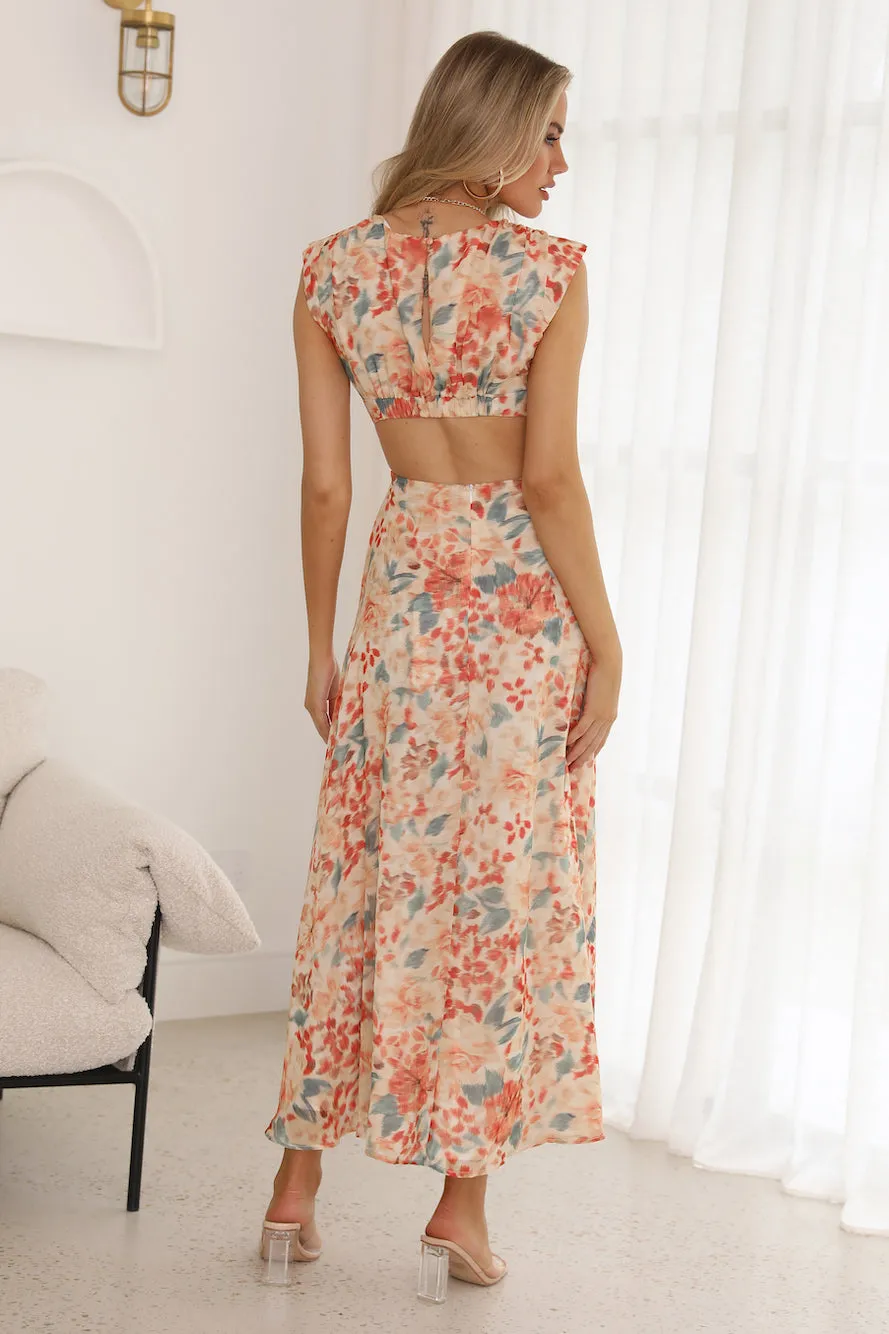 Dancing Girls Maxi Dress Orange sold by Hello Molly product image thumbnail 3