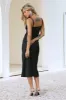 Pretty Details Midi Dress Black sold by Hello Molly