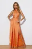 No Cares Midi Dress Orange sold by Hello Molly