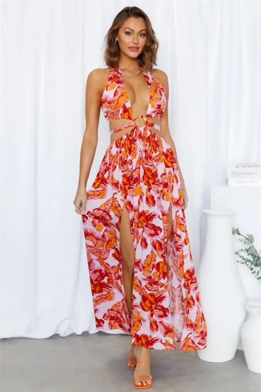 Rising Love Maxi Dress Pink sold by Hello Molly