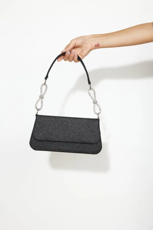 BILLINI Isla Shoulder Bag Black Glitter sold by Hello Molly