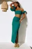 My Love Dive Maxi Skirt Green sold by Hello Molly