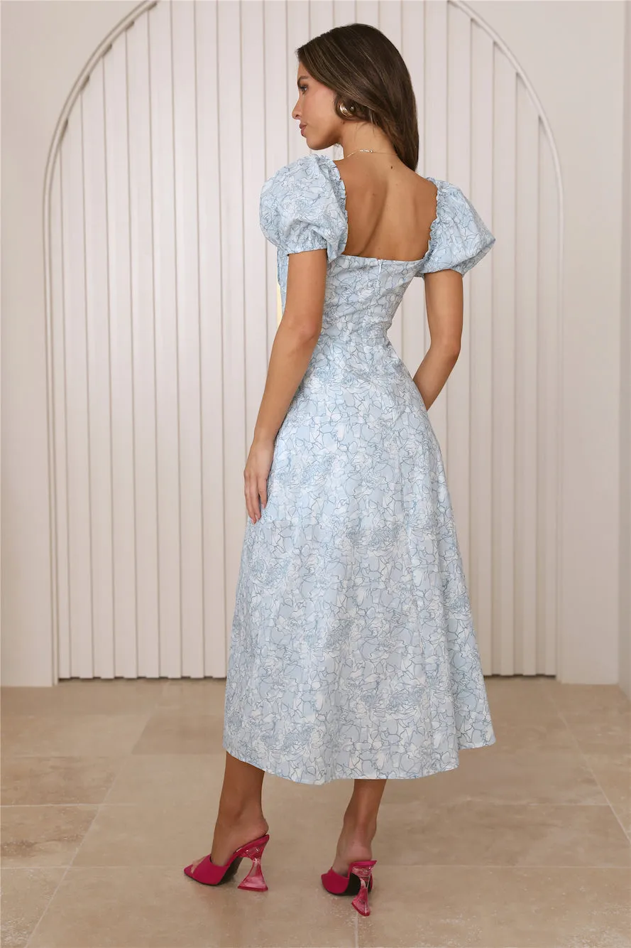 Midnight Dancing Midi Dress Blue sold by Hello Molly product image thumbnail 3