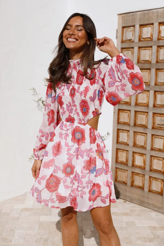 Gentle Eyes Dress Pink sold by Hello Molly