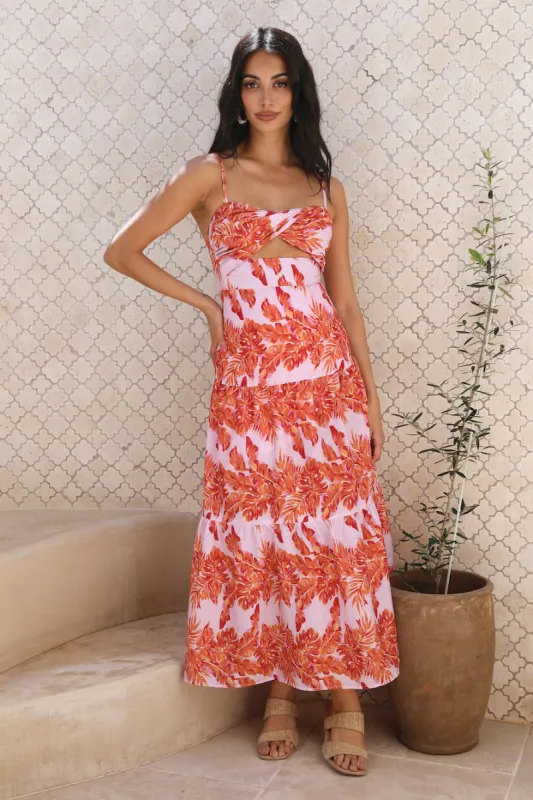 Annita Maxi Dress Red sold by Hello Molly