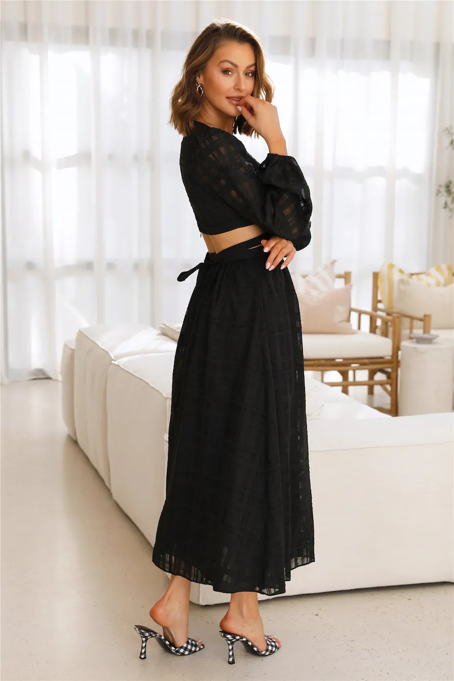 Lucky Roll Midi Dress Black sold by Hello Molly product image thumbnail 5