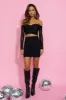 Flirty Looks Mini Skirt Black sold by Hello Molly