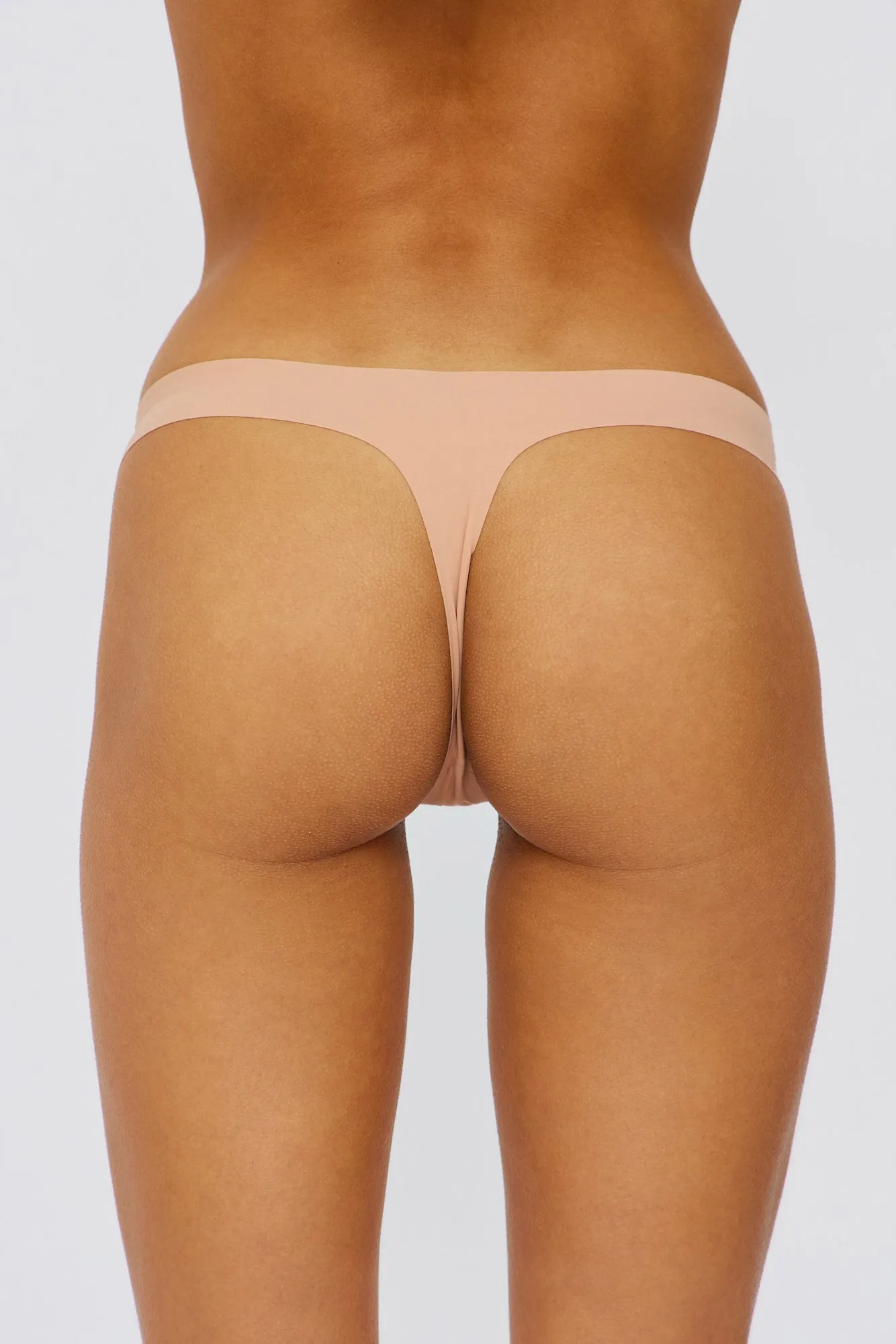 UNDERCOVER Style Helpers Seamless High Cut Thong Latte 3 Pack sold by Hello Molly product image thumbnail 4
