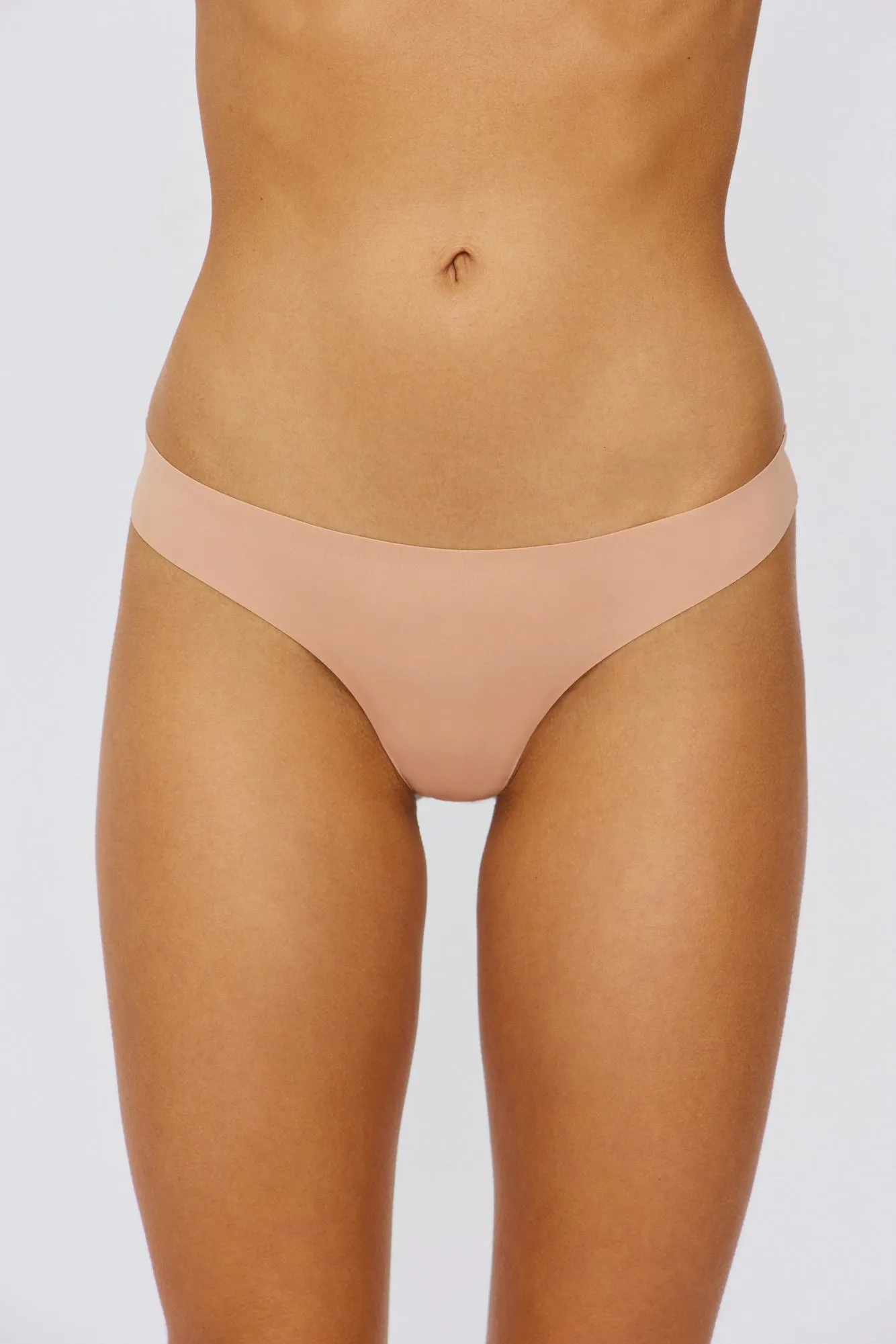UNDERCOVER Style Helpers Seamless High Cut Thong Latte 3 Pack sold by Hello Molly product image thumbnail 2