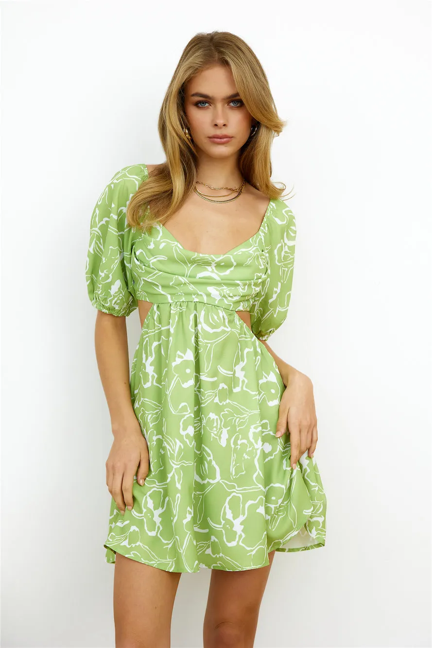 On The Beat Dress Green sold by Hello Molly product image thumbnail 3