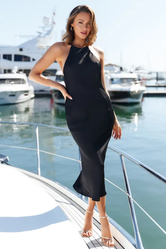 Love On The Low Down Maxi Dress Black sold by Hello Molly