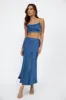 Best Dressed Midi Skirt Navy sold by Hello Molly