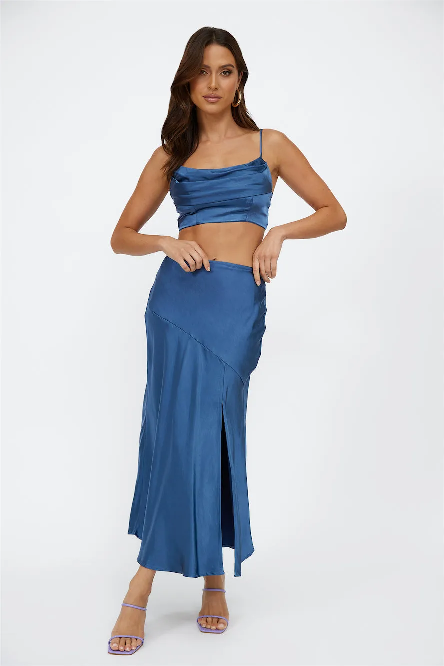 Best Dressed Midi Skirt Navy sold by Hello Molly product image thumbnail 2