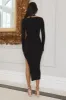 Crackling Vinyl Maxi Dress Black sold by Hello Molly