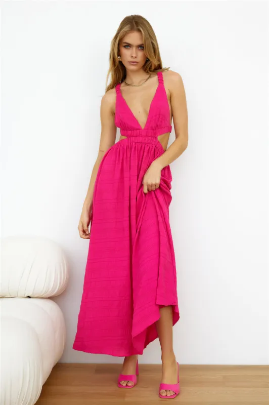Wholesome Life Midi Dress Pink sold by Hello Molly