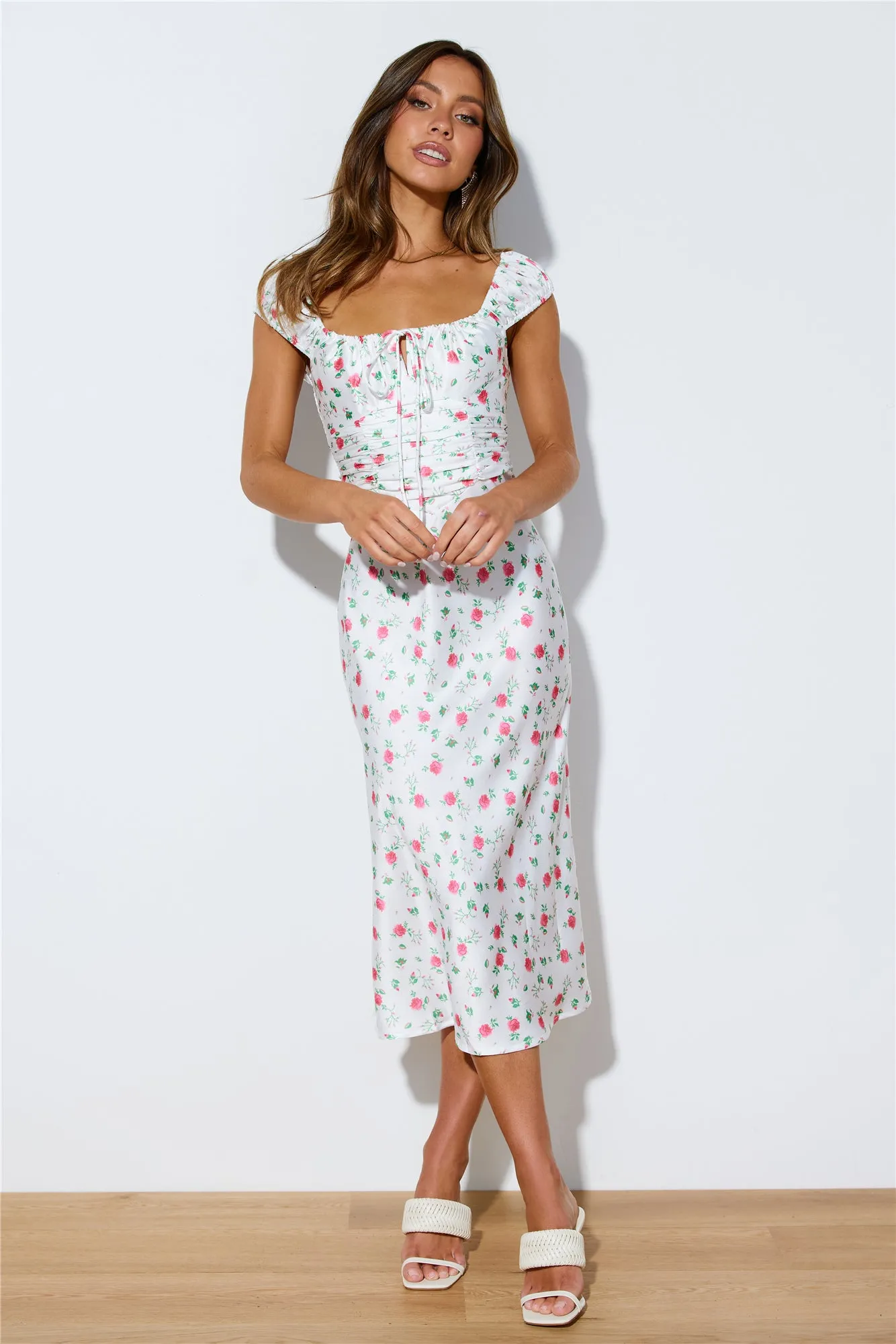 Feel My Rhythm Midi Dress Floral sold by Hello Molly product image thumbnail 5