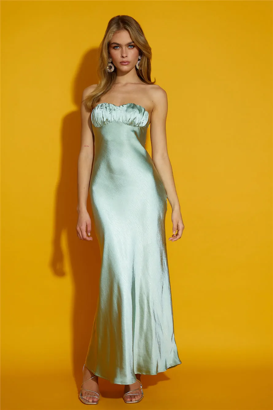 Songs Of Mine Midi Dress Sage sold by Hello Molly