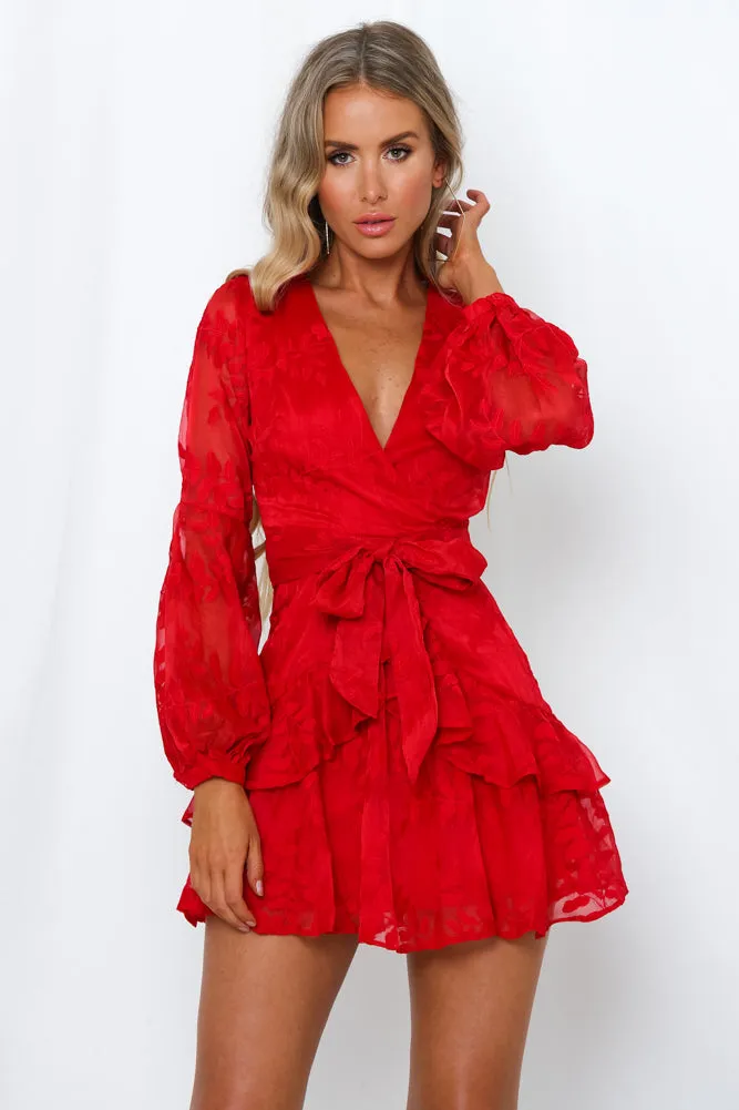 I Heard a Rumour Dress Red sold by Hello Molly product image thumbnail 3