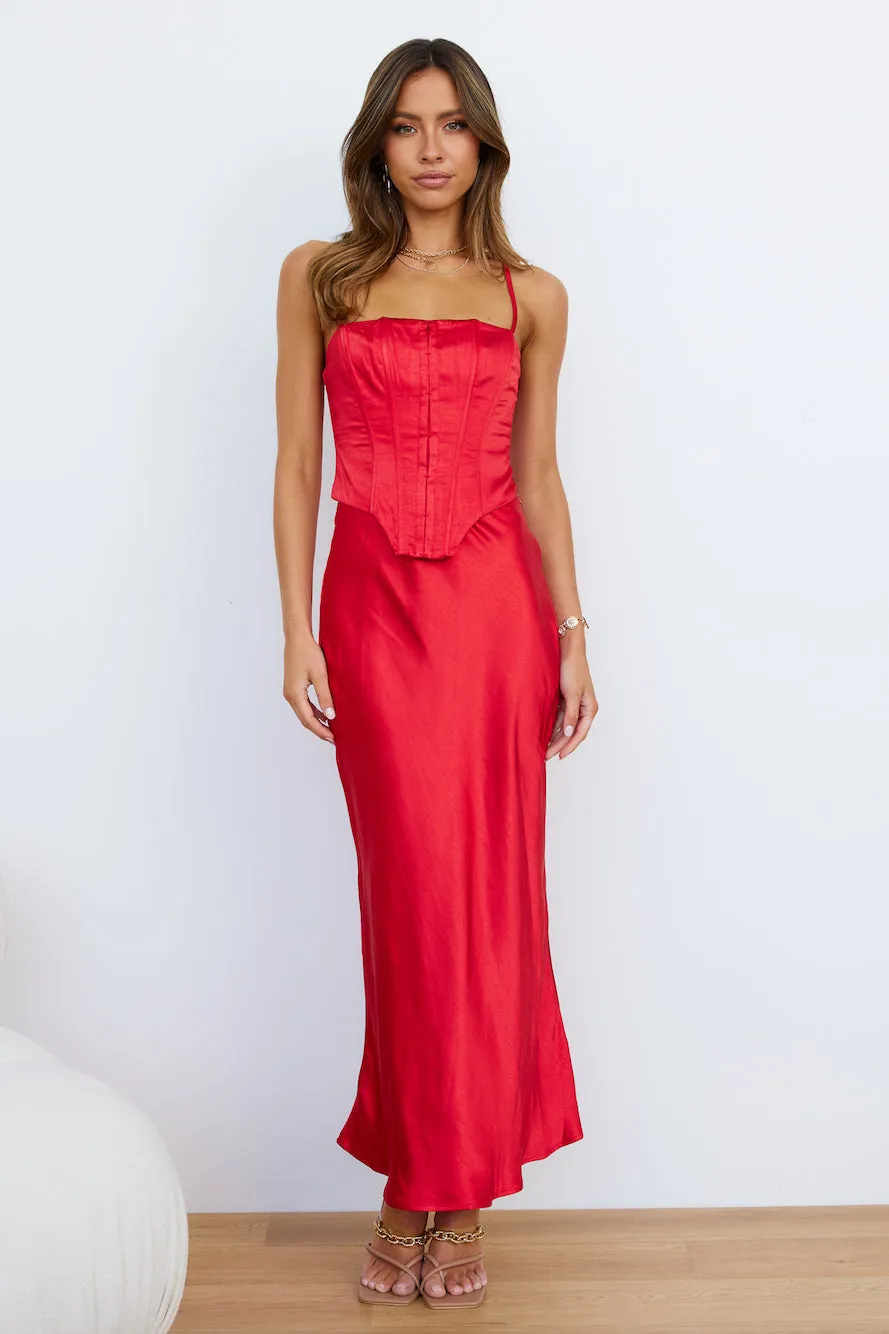 Tripped Off Crop Top Red sold by Hello Molly product image thumbnail 2