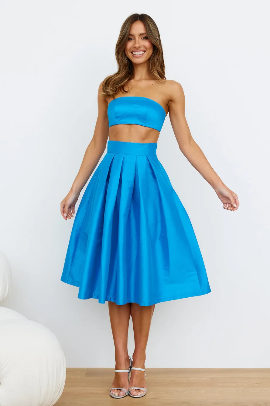 Siren Songs Midi Skirt Blue sold by Hello Molly product image thumbnail 5