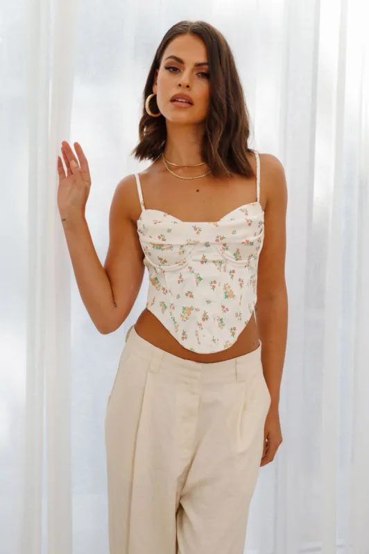 Spring In The City Crop Top Floral sold by Hello Molly