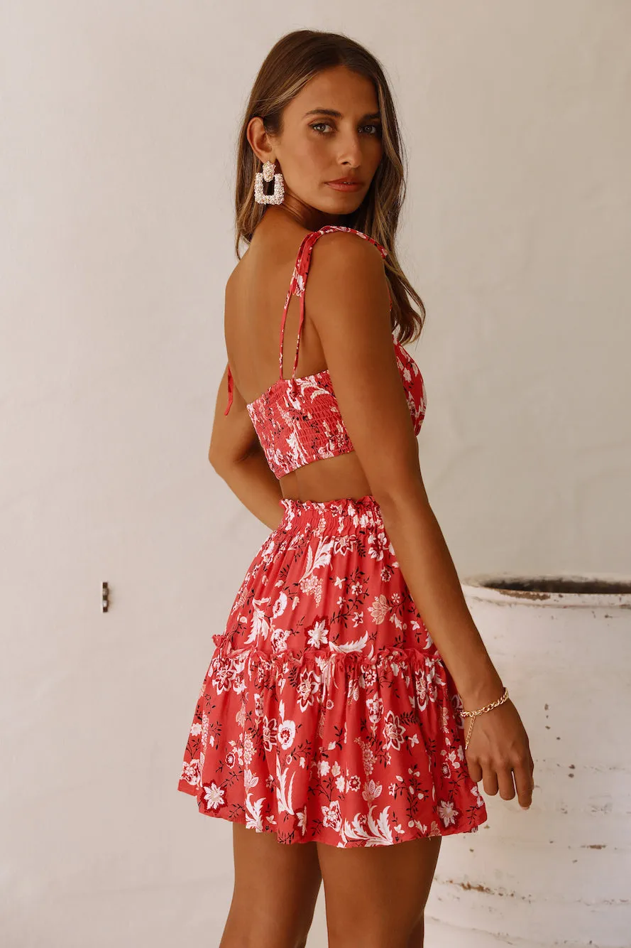 With You Skirt Coral sold by Hello Molly product image thumbnail 5