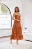 Desert Heart Maxi Dress Brown sold by Hello Molly