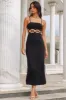 Highway Slide Midi Dress Black sold by Hello Molly